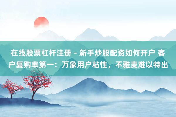 在线股票杠杆注册 - 新手炒股配资如何开户 客户复购率第一：万象用户粘性，不雅麦难以特出