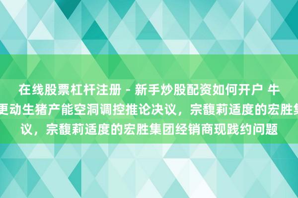 在线股票杠杆注册 - 新手炒股配资如何开户 牛市早报｜ 农业农村部更动生猪产能空洞调控推论决议，宗馥莉适度的宏胜集团经销商现践约问题