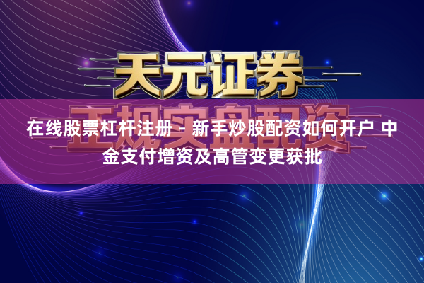 在线股票杠杆注册 - 新手炒股配资如何开户 中金支付增资及高管变更获批